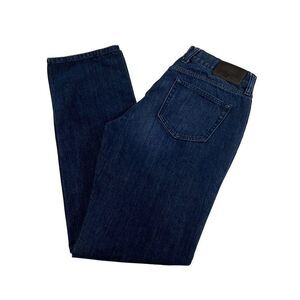 XXX Rude Hot Topic Jeans Mens 30x32 Blue Slim Straight Whisker Wash